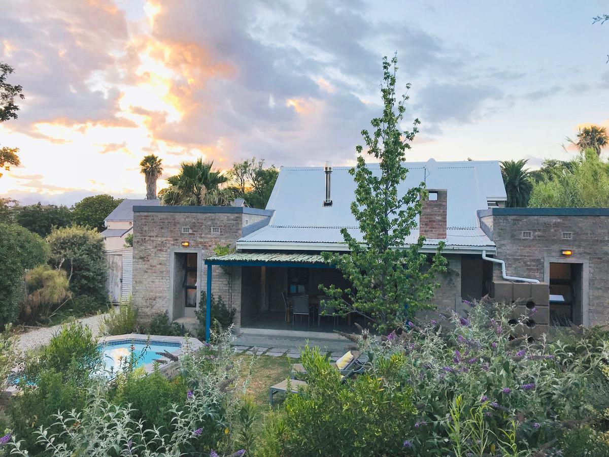 Blaauw Cottage Riebeek-Kasteel Bagian luar foto
